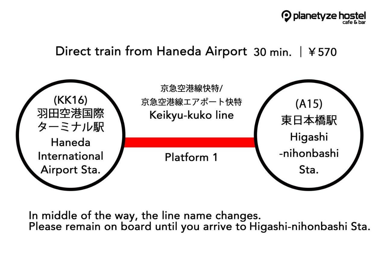 Planetyze Hostel Tokio Zewnętrze zdjęcie